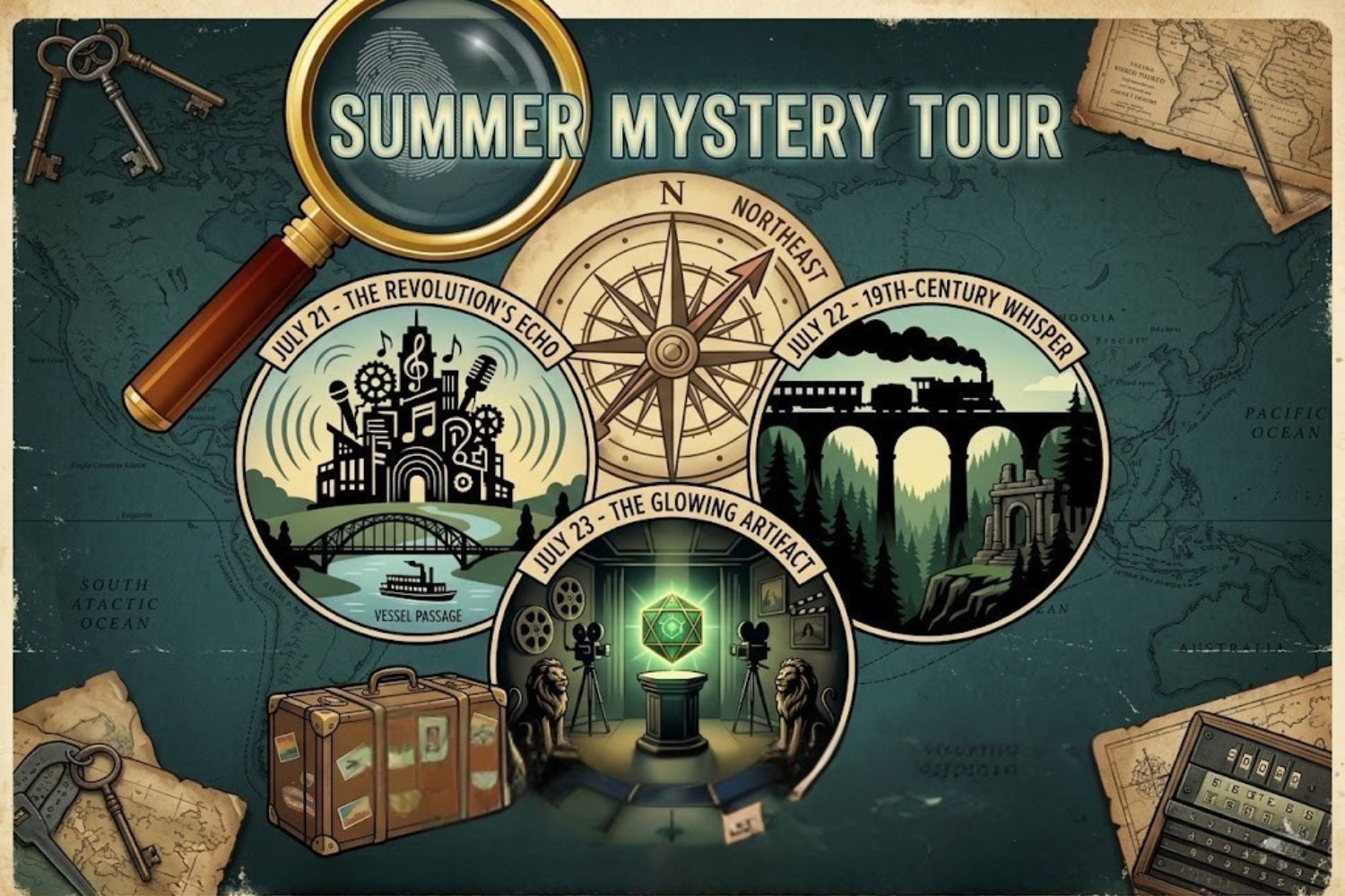 Summer Mystery Tour - July 21 - 23, 2026